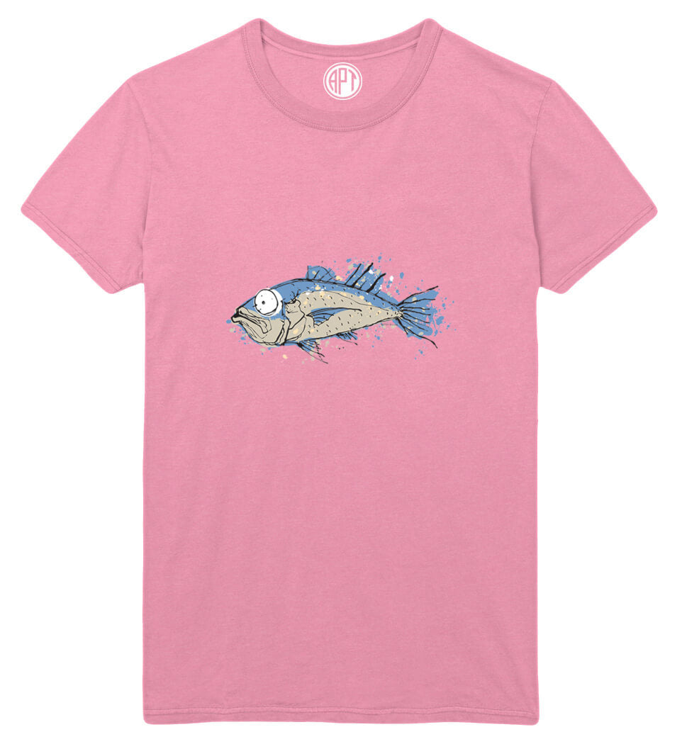 Blue Fish Printed T-Shirt Tall