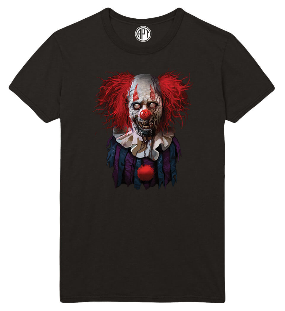 Zombie Clown Printed T-Shirt Tall