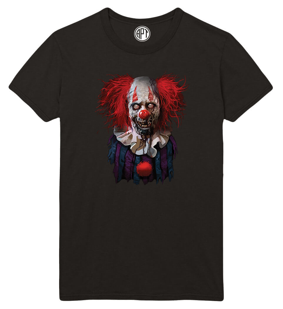 Zombie Clown Printed T-Shirt