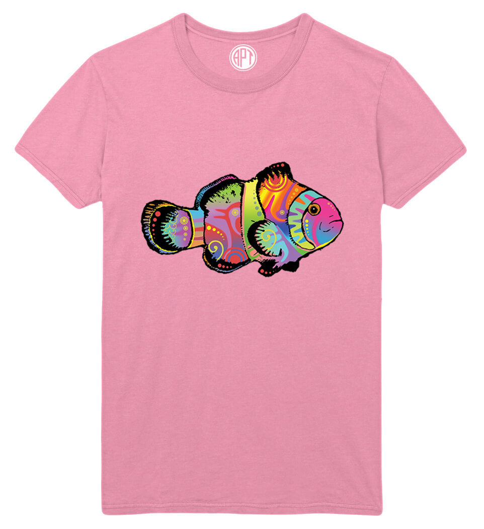 Neon Clownfish Printed T-Shirt