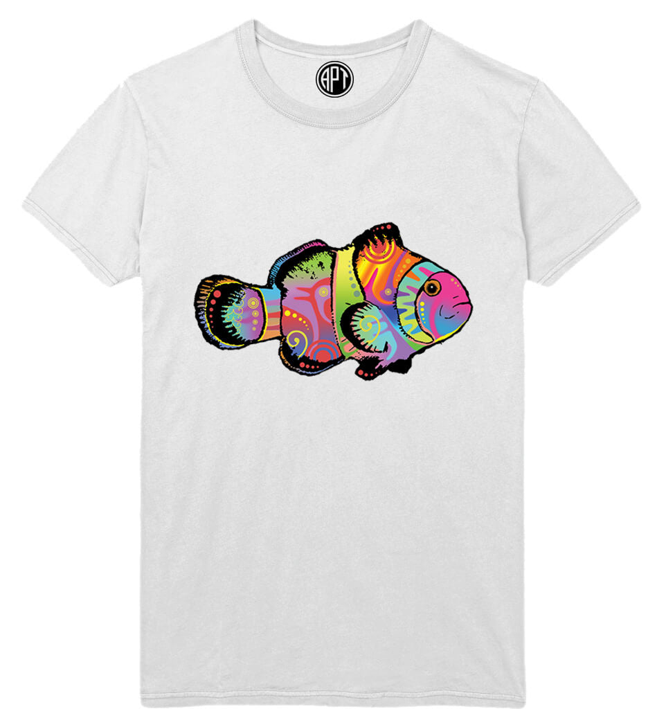Neon Clownfish Printed T-Shirt