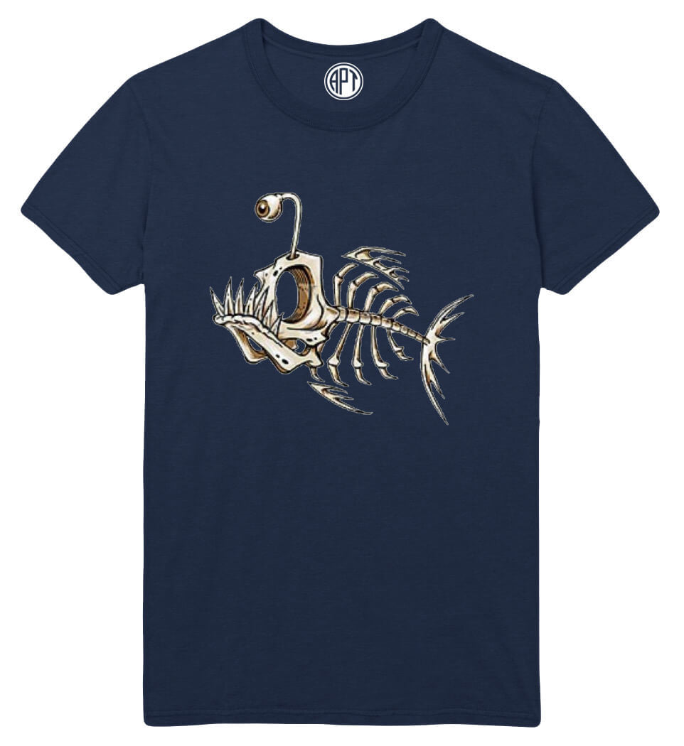 Fish Bones Printed T-Shirt