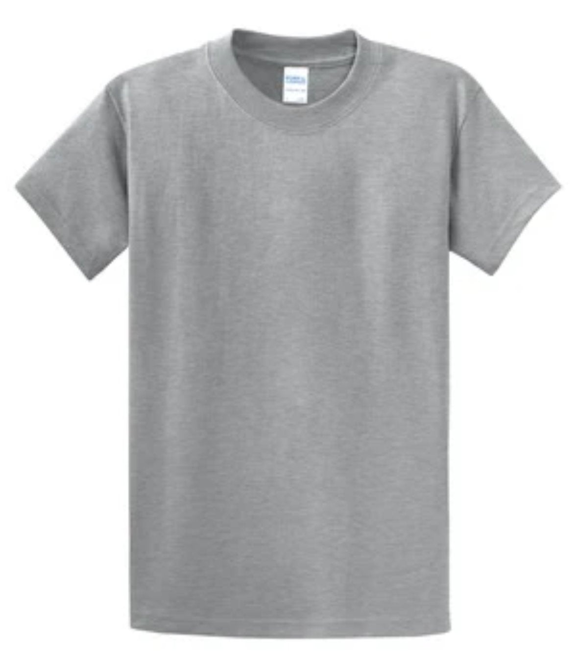 Port & Company 100% Cotton Essential T-Shirt Athletic Gray Tall PC61T