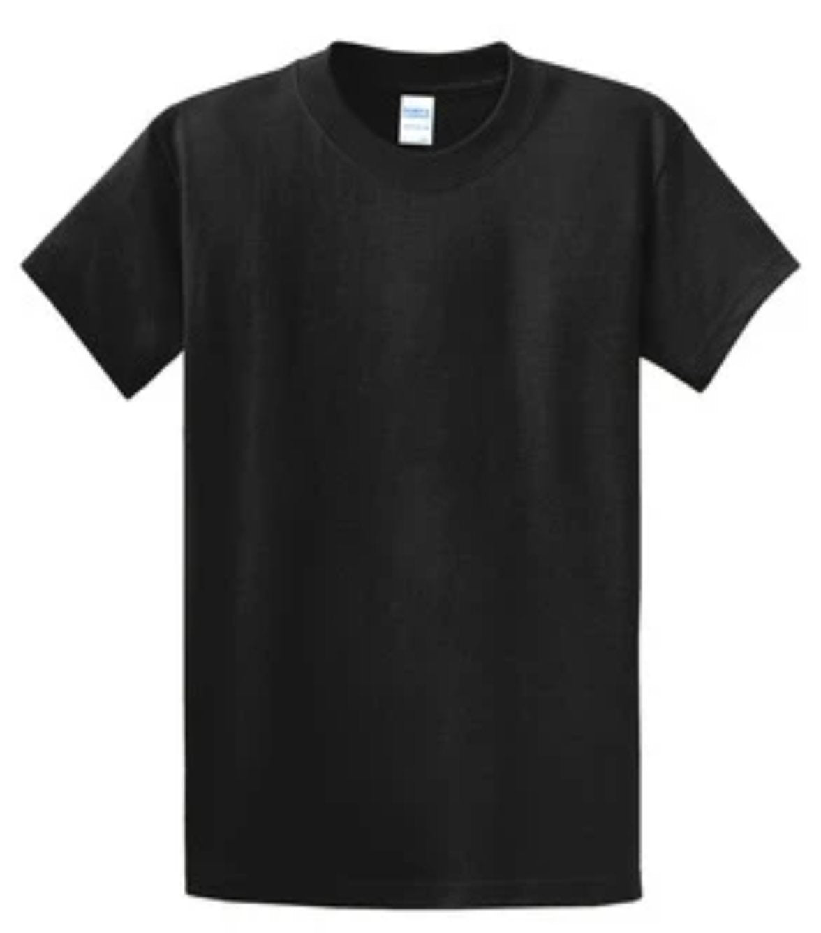 Port & Company 100% Cotton Essential T-Shirt Black Tall PC61T