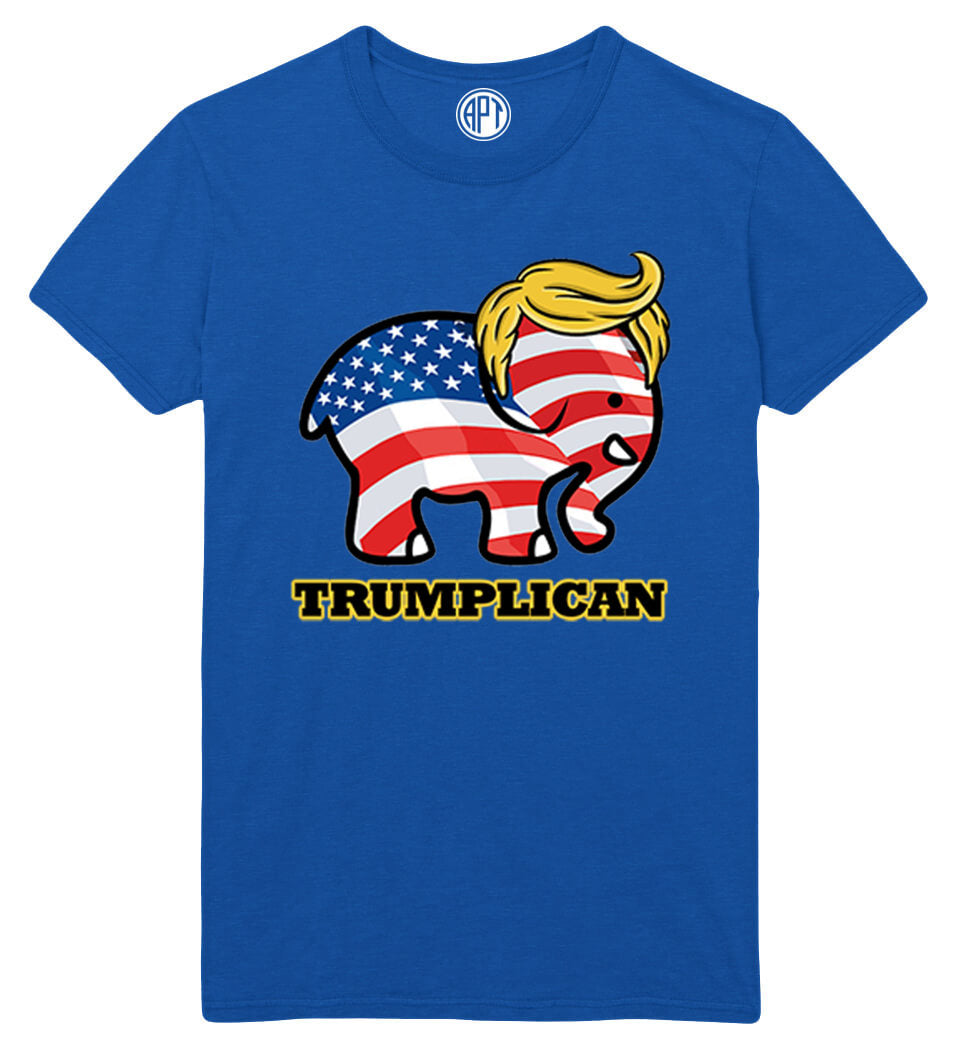 Trumplican Printed T-Shirt-Royal