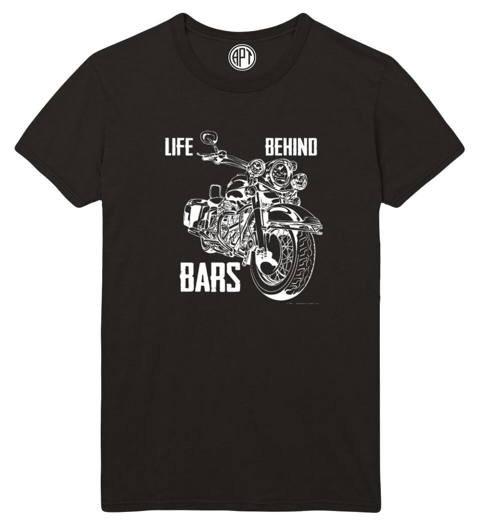Life Behind Bars Printed T-Shirt-Black
