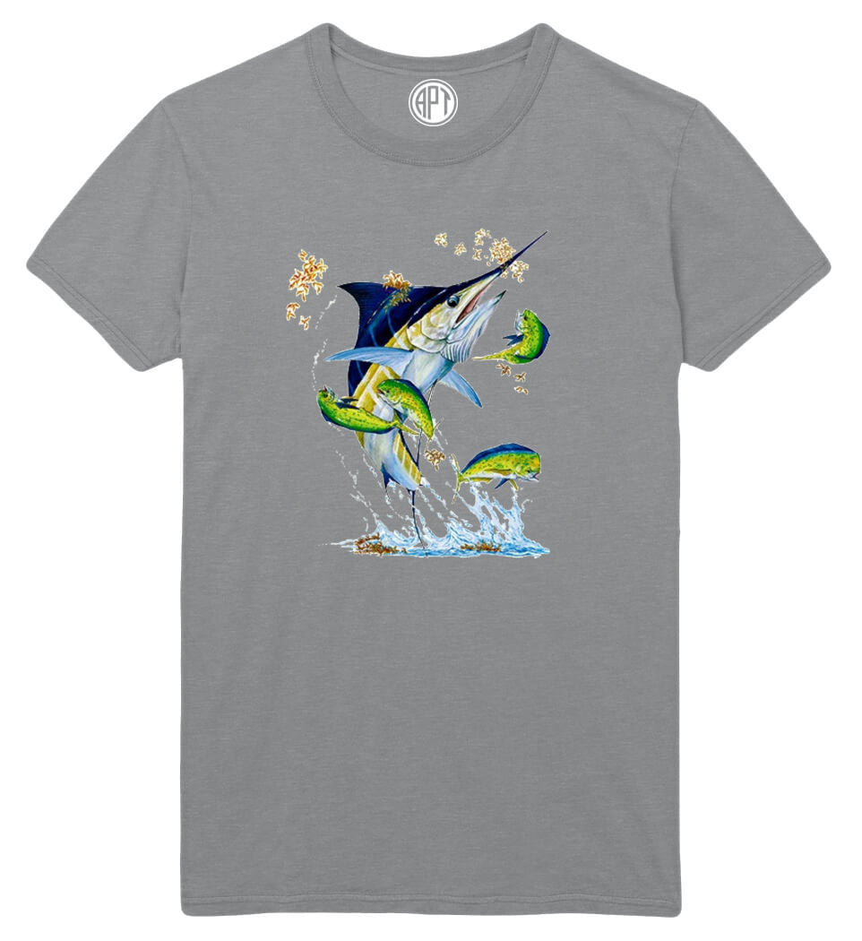 Jumping Sailfish Printed T-Shirt