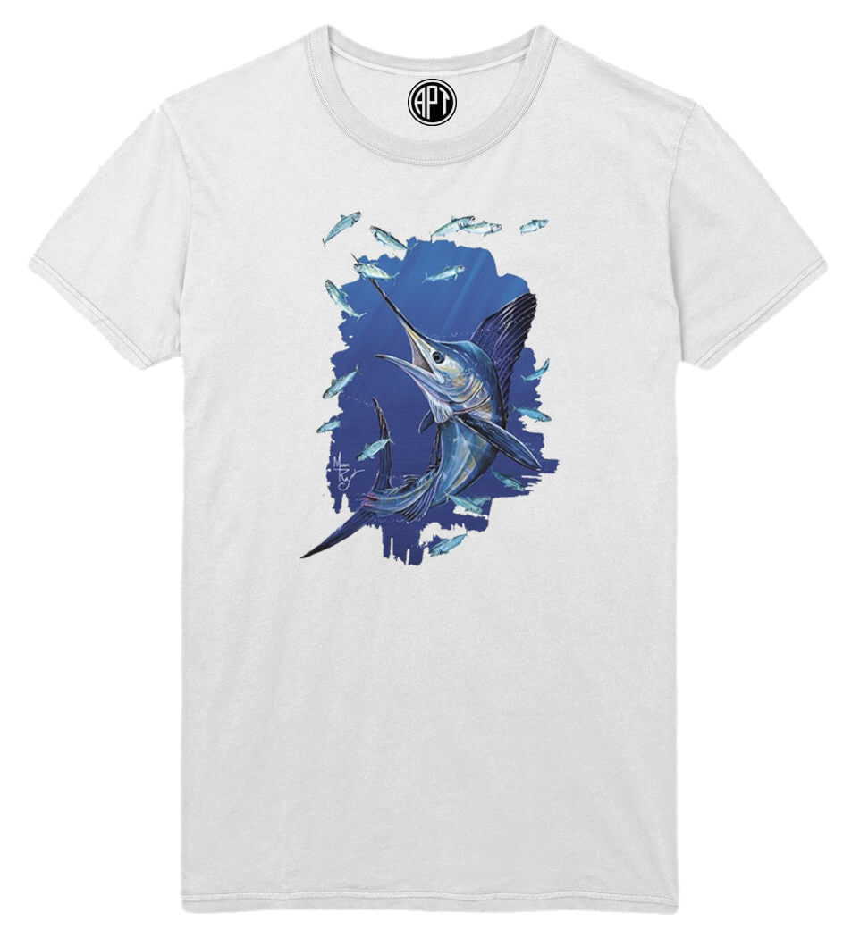 White Marlin Printed T-Shirt Tall