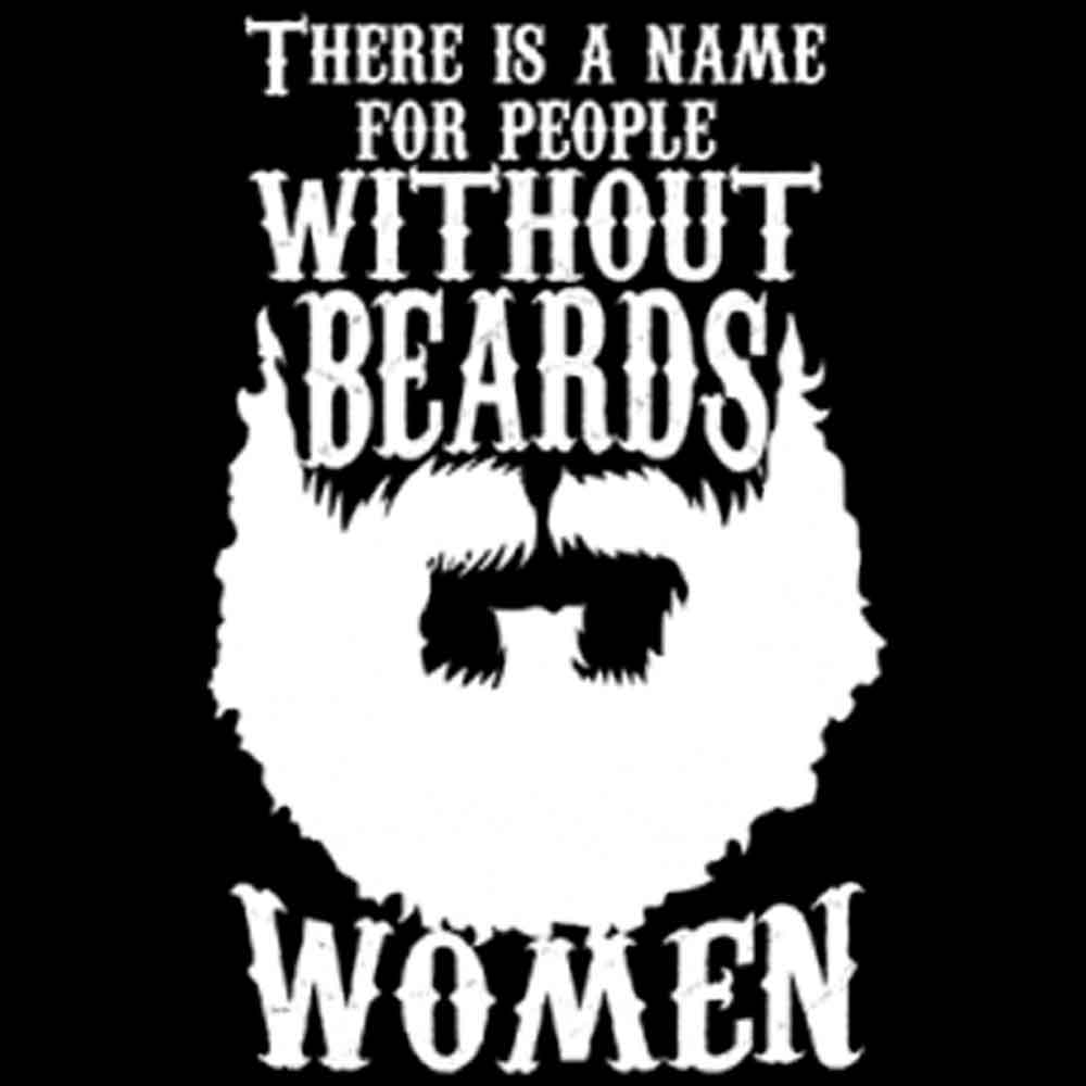 Name for People Without Beards Women Printed T-Shirt-Royal