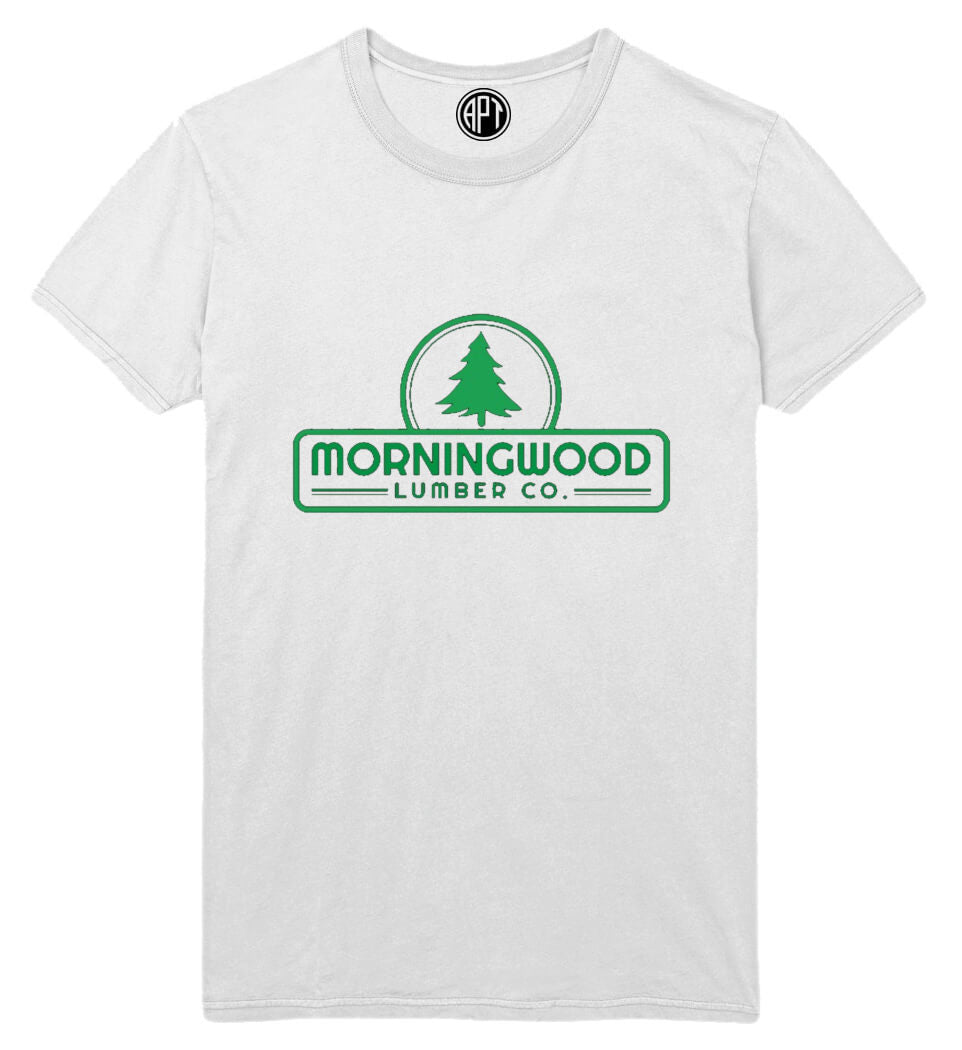 Morningwood Lumber Company Printed T-Shirt-White