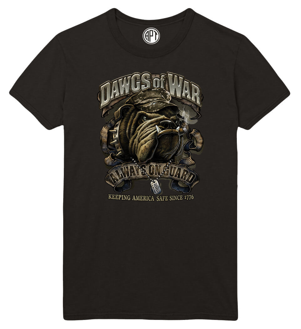 Dawgs of War Printed T-Shirt-Black