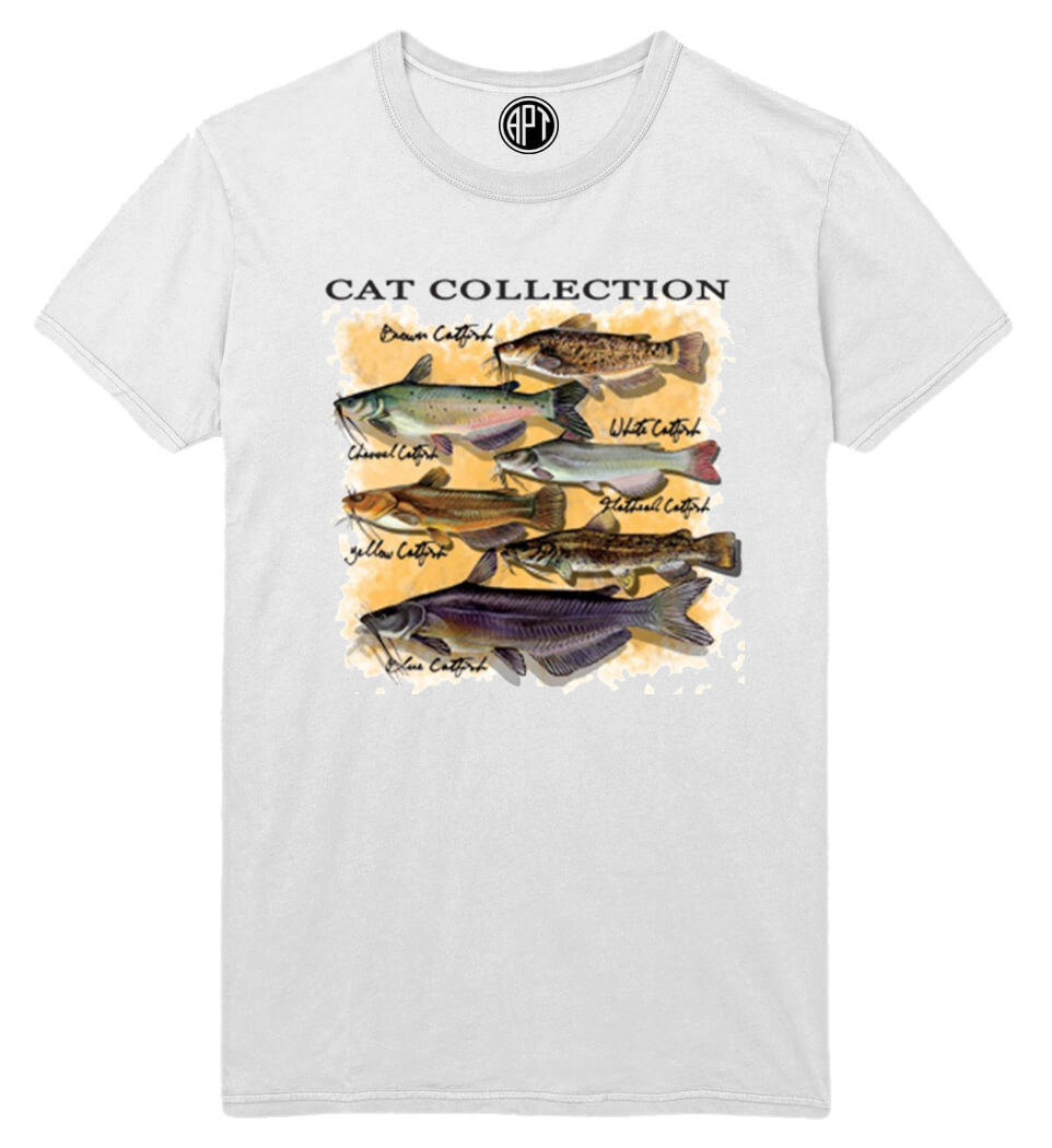 Catfish Collection Printed T-Shirt-White