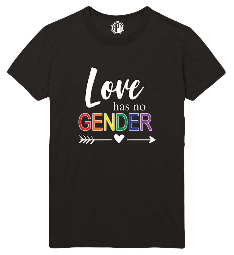 Love Has No Gender Printed T-Shirt-Black
