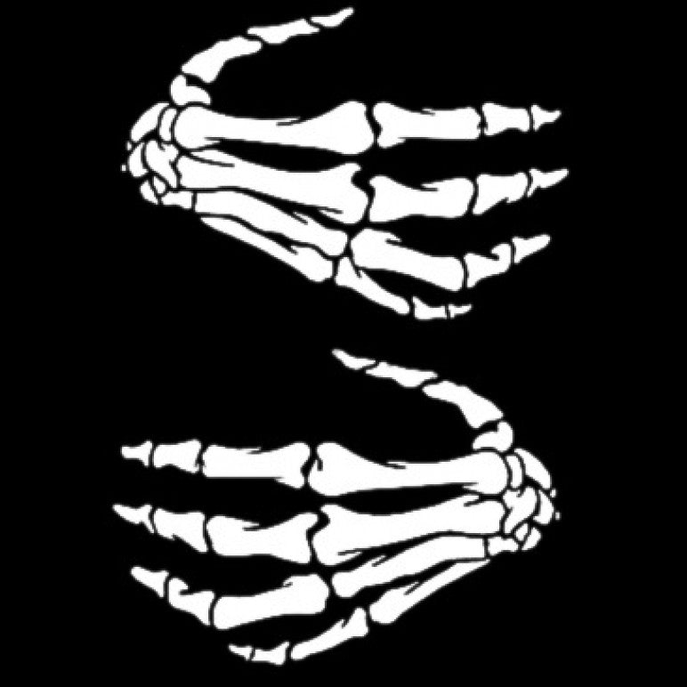 Skeleton Hands Halloween Printed T-Shirt