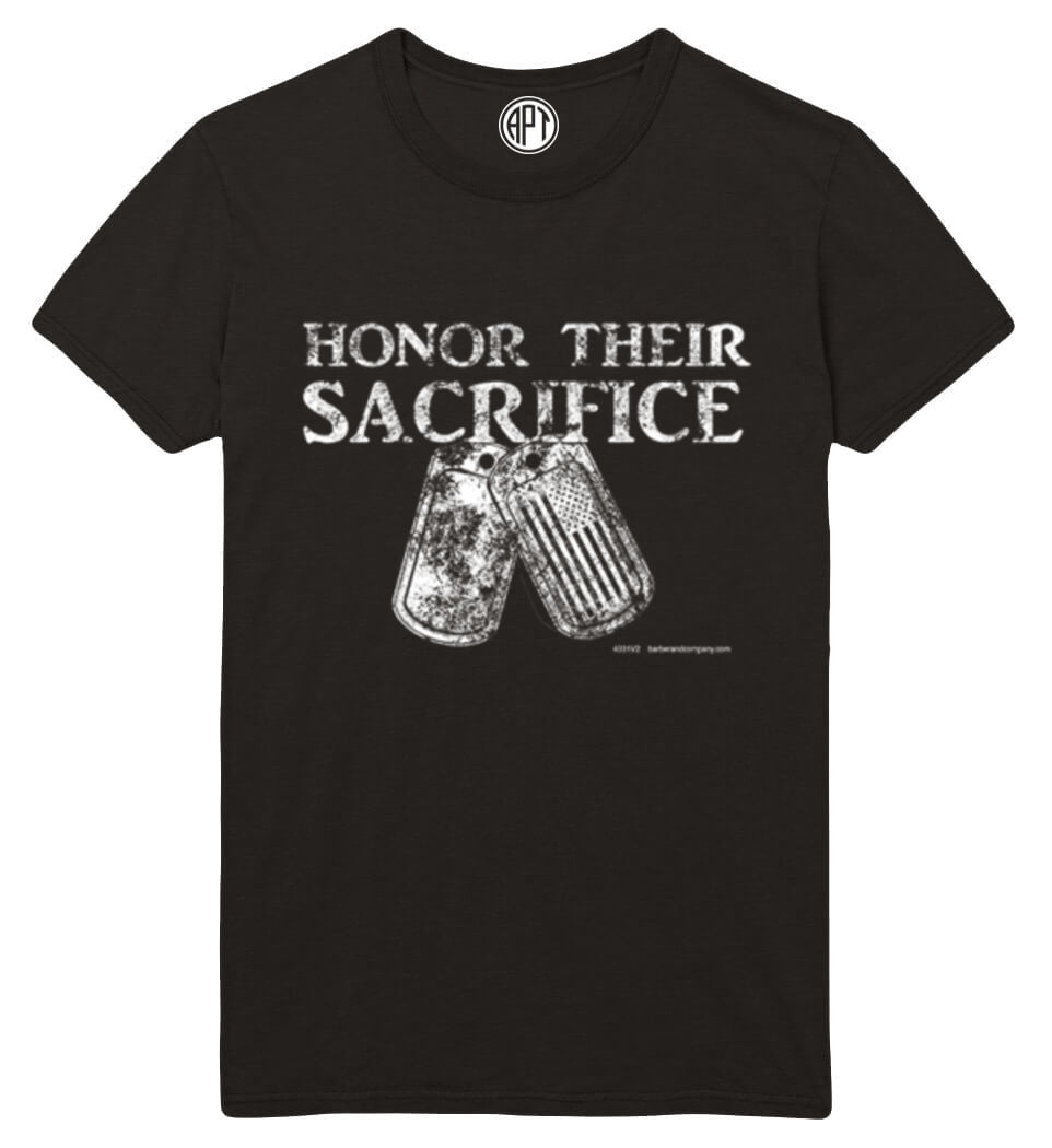 Honor Their Sacrifice Printed T-Shirt