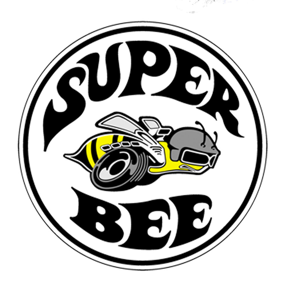 Super Bee Printed T-Shirt-White