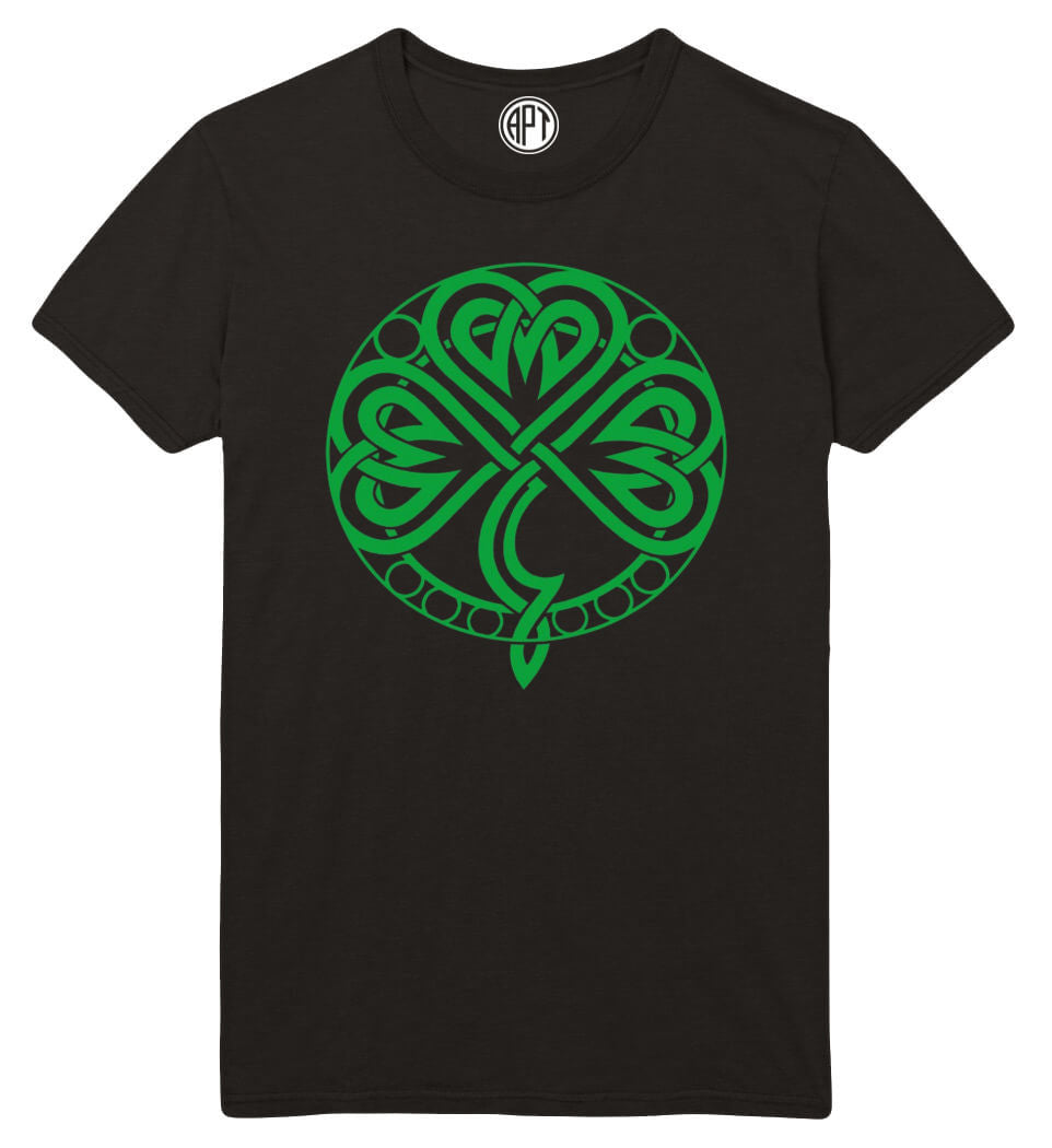 Celtic Knot Printed T-Shirt-Black