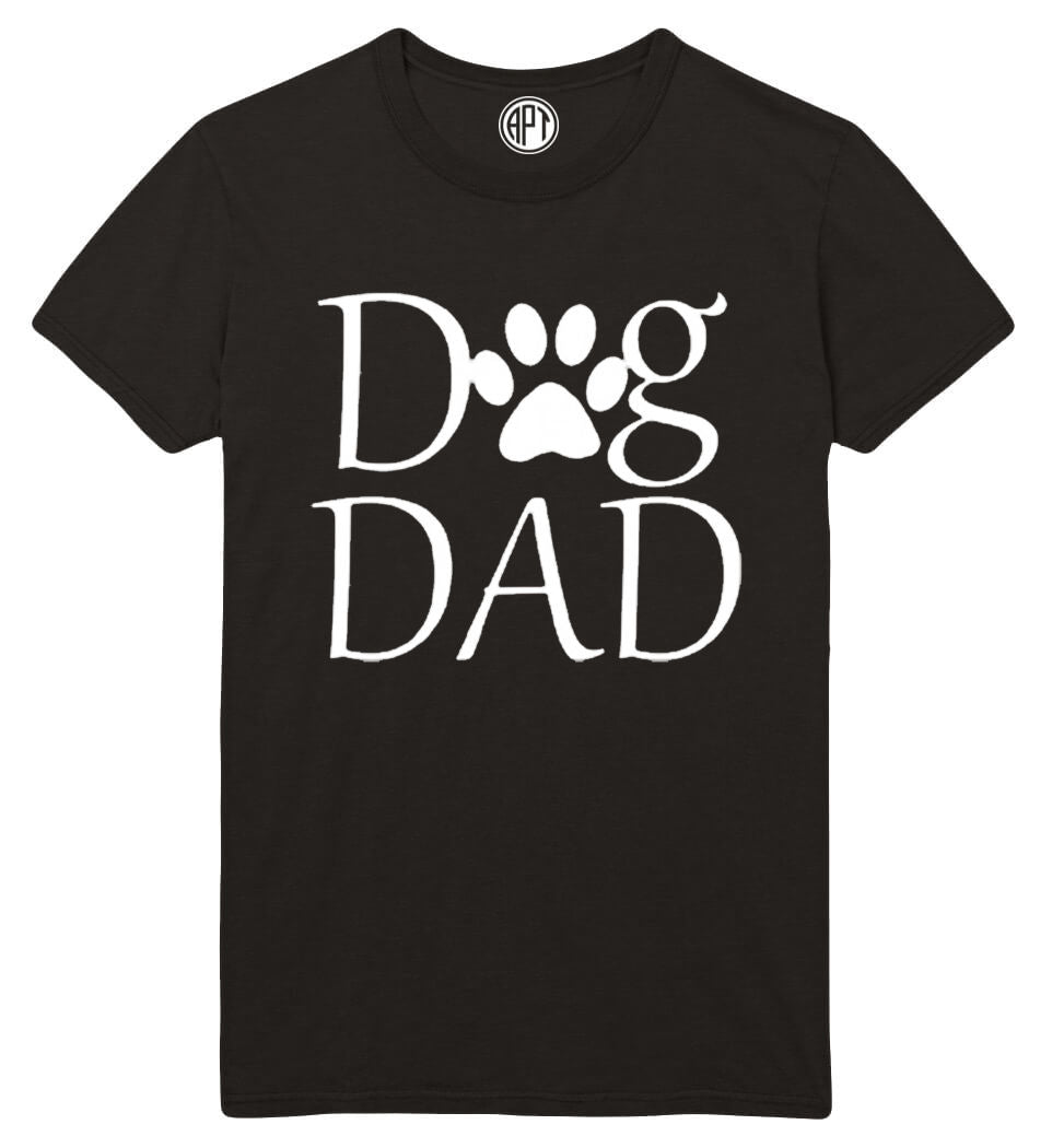 Dog Dad With Paw Printed T-Shirt Tall